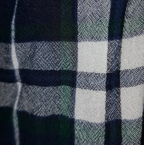 Abercrombie&fitch Long sleeve cropped plaid  top - Picture 8 of 10